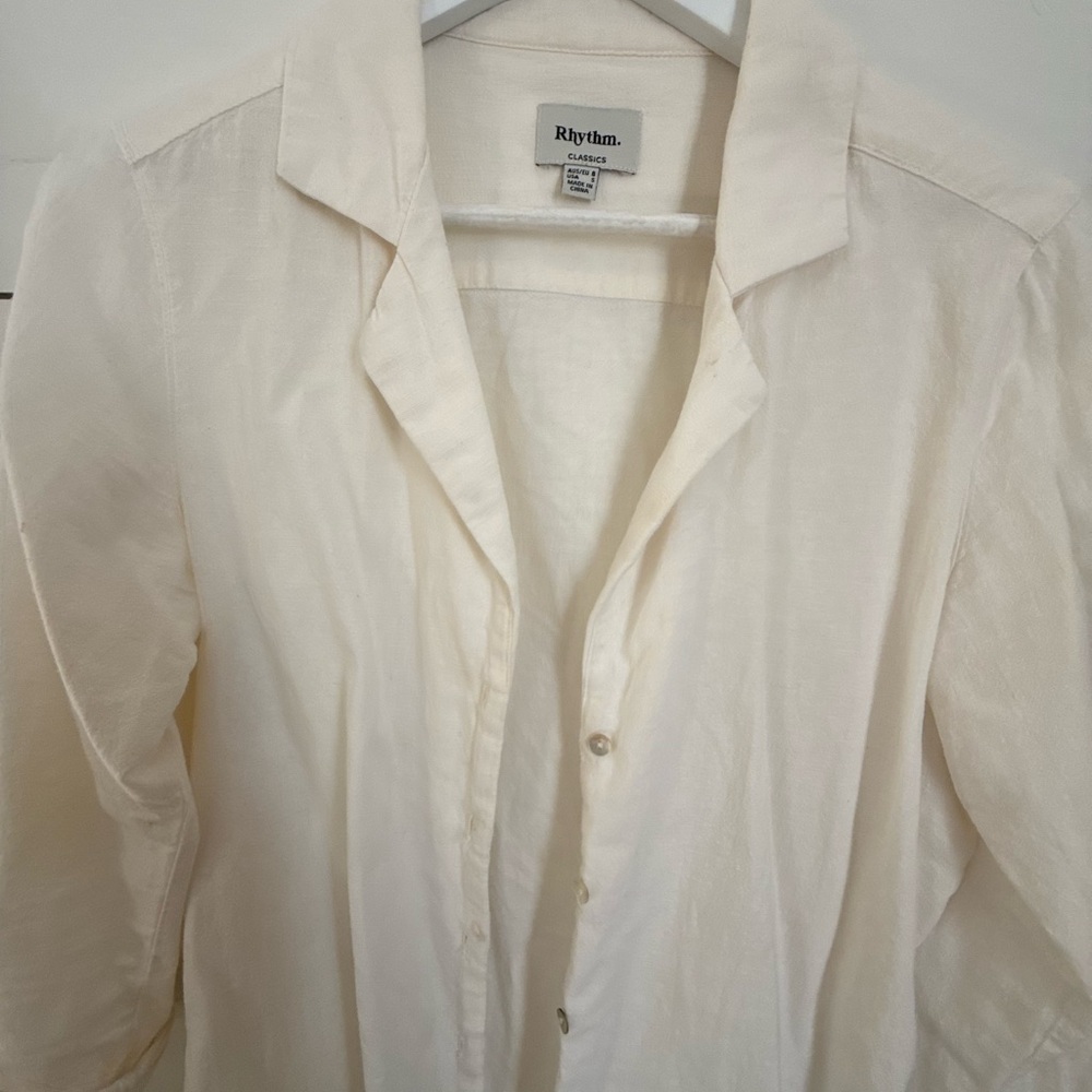 Rhythm Off-White Classic Shirt